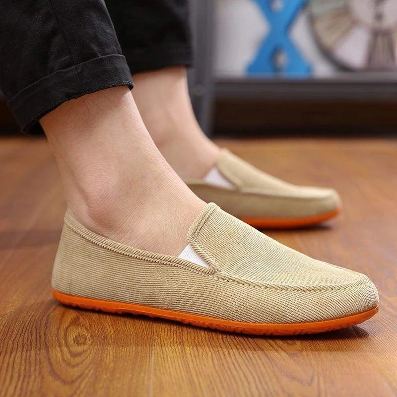 2026 New Men's Shoes Non Slip Soft Sole Vulcanized Shoes Fashion Durable Comfortable Driving Shoe Plus Size Slip on Men Sneakers