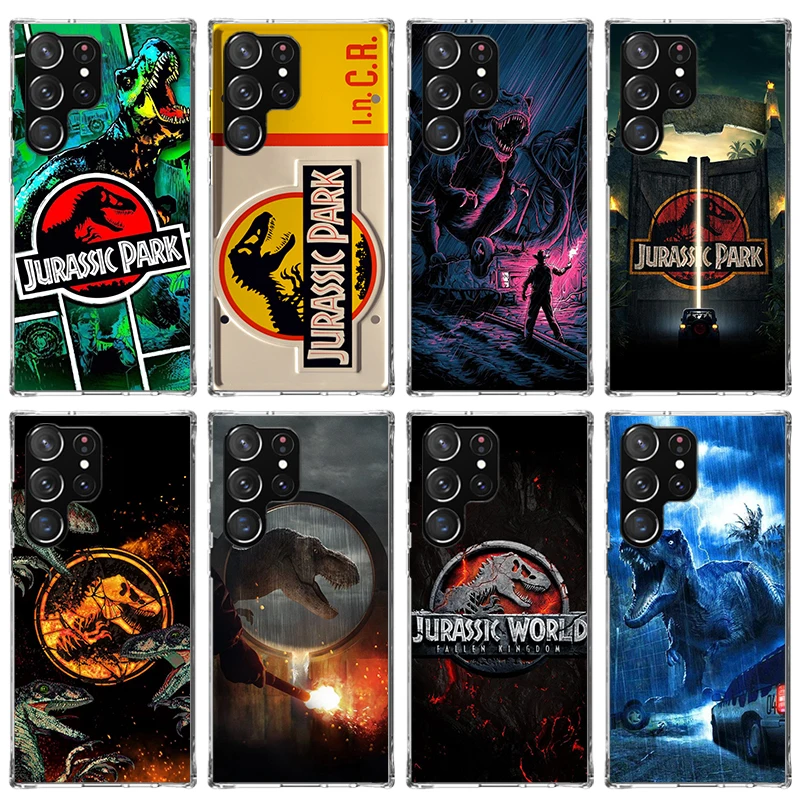 Jurassic Park Dinosaur World Phone Case For Samsung Galaxy Note 20 Ultra 10 Pro 9 8 S10E S10 Lite S9 Plus S8 + S7 Edge M21 Shell