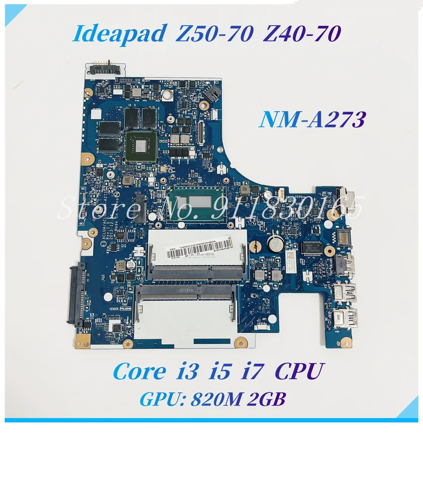 ACLUA/ACLUB NM-A273 For Lenovo Z40-70 Z50-70 Laptop Motherboard