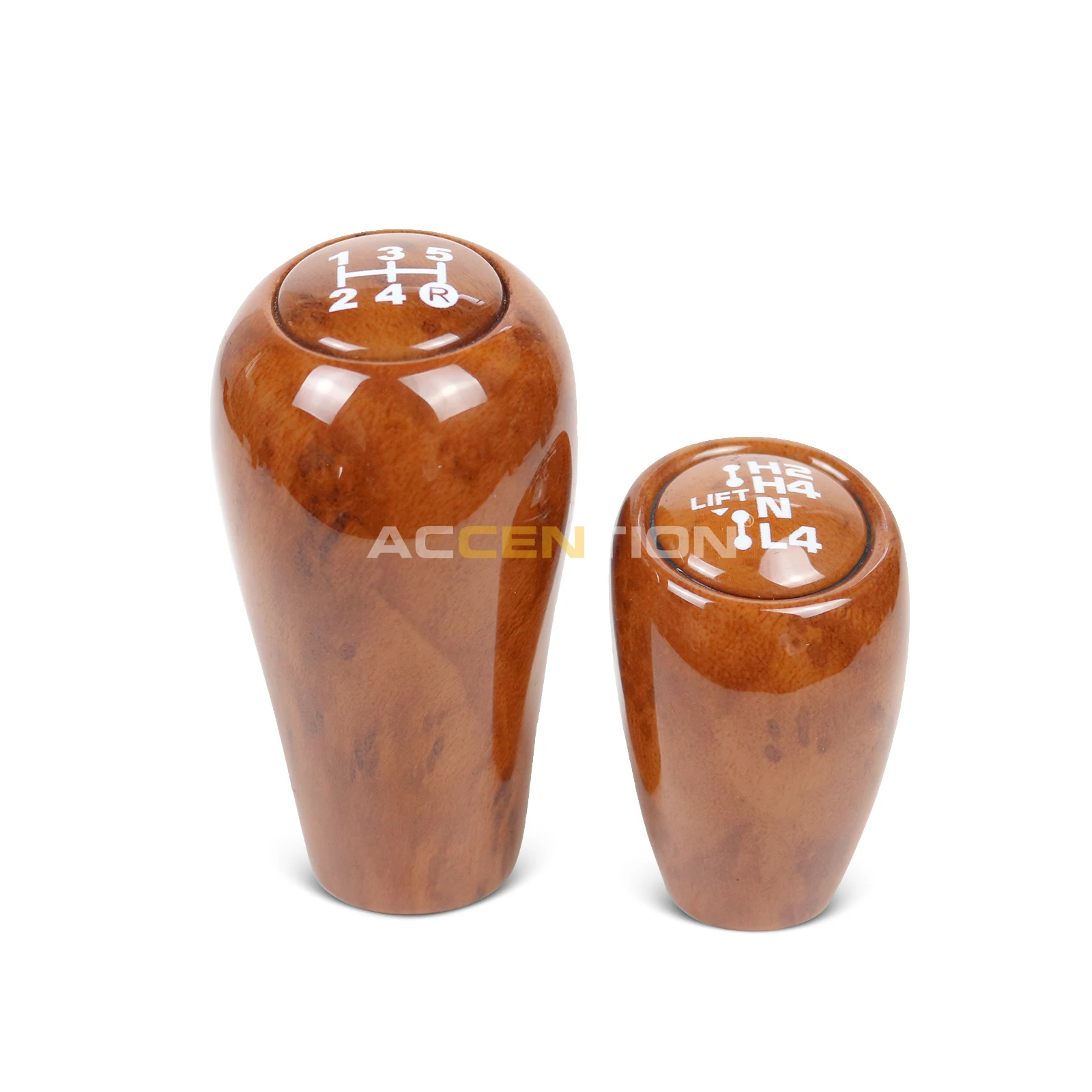 5S MT Full Wood Gear Shift Knob Transfer For Toyota Land Cruiser LC76 LC80 LC100 Car Accessory