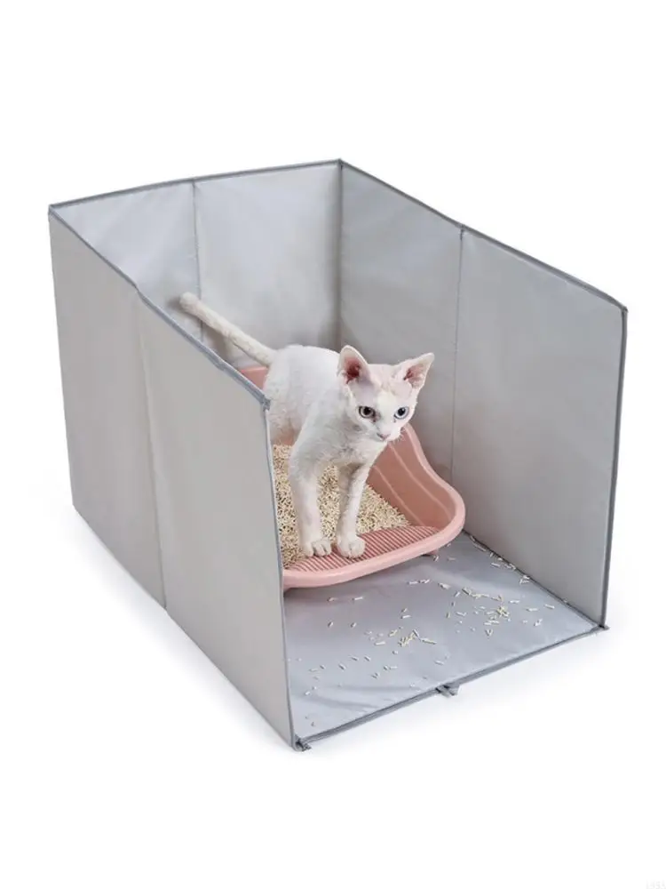 barreira-resistente-do-respingo-flexivel-da-esteira-da-contencao-da-caixa-da-gatos-para-o-animal-estimacao-ativo