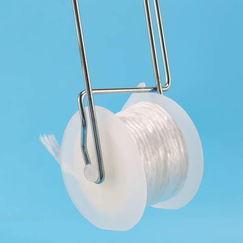 خطافات دعم الطماطم النباتية ، خطافات بكرات تعريشة الطماطم ، حبل خيط ، 15 متر ، 10 صولجان