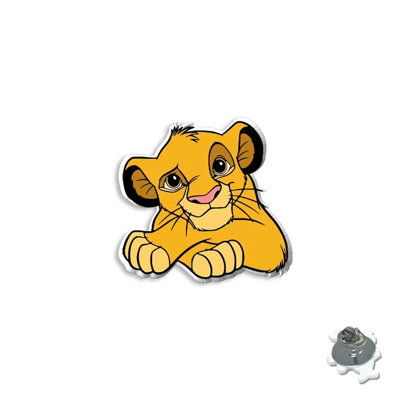 Disney le roi Lion mode bijoux broches broches pour sacs à dos émail broches broches pour femmes enfants cadeaux pour amis