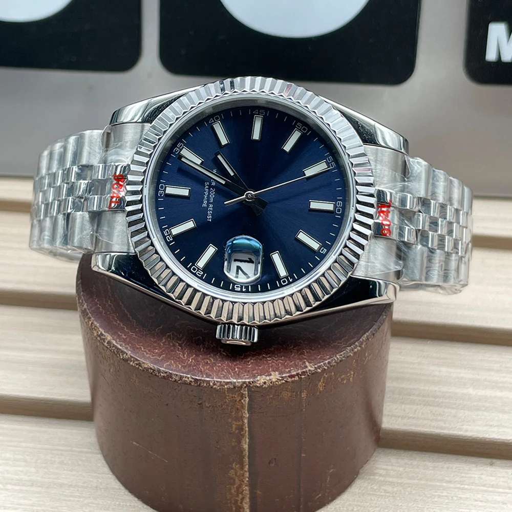 41MM Mechanical Wristwatches Luxury Sapphire Glass 200M Waterproof Automatic Watches Stainless Steel Men Luxury Business Watch