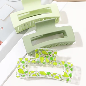 3 große Heftklammern der PCES -Haarklaue für Frauen von Frauen, Haarschnitt -Grundnahrungsmittel mattrosa starke Fixierung für dickes dünnes Haar 8 Hauptverkäufe Rosa Flasche - №2