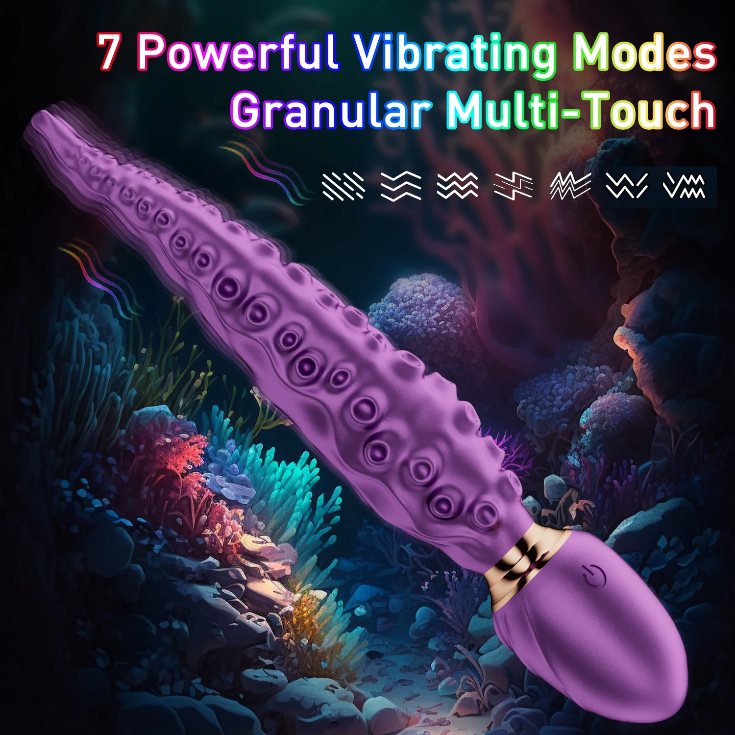 Vibrating Realistic Monster G-Spot Dildos Octopus Vibrator with 7 Powerful Mode Adult Sex Toys for Women Anal Vagina Stimulation