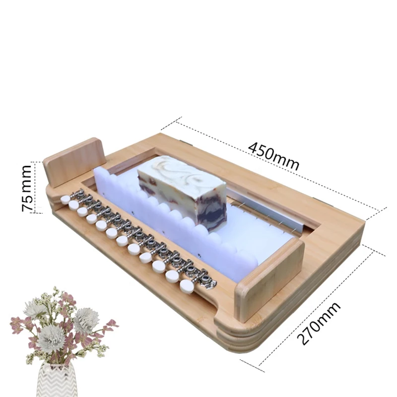 Handmade soap cutter Cold process soap cutter Professional homemade soap slices 2.5CM cutting distance