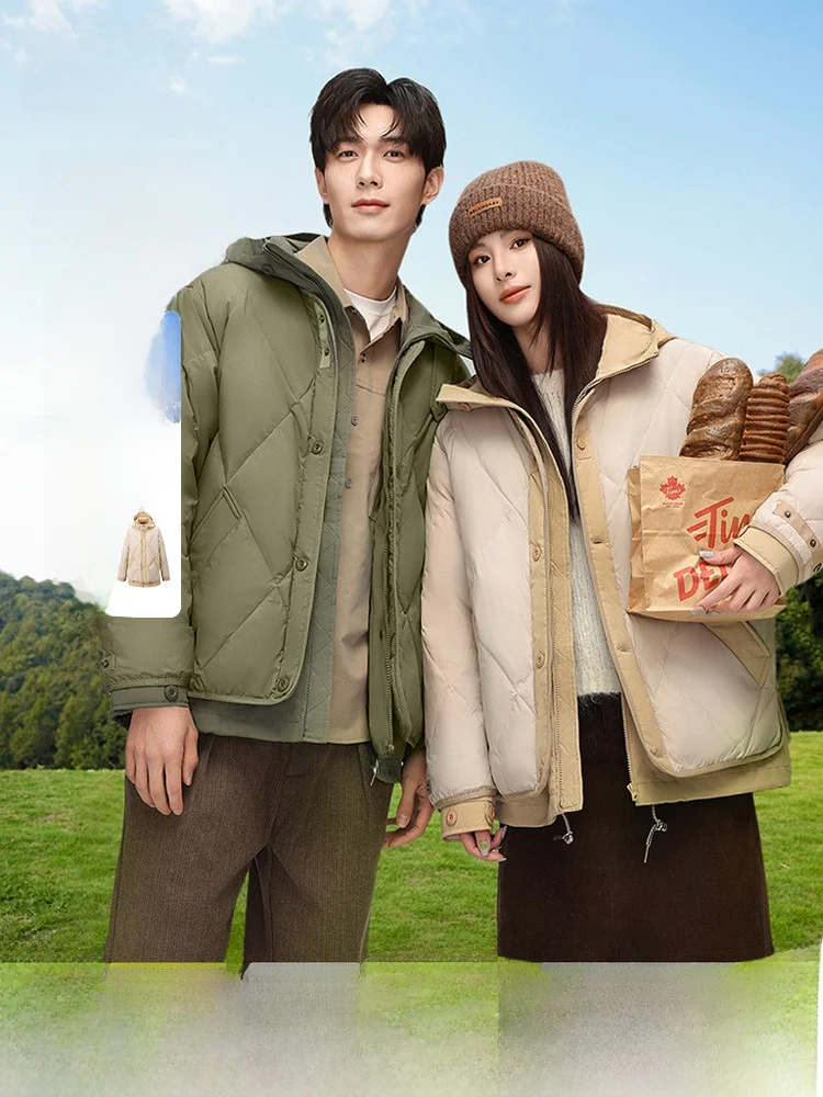 

Куртка-пуховик унисекс Snow Flying City Wild Series 26, новая весенняя модель, короткая, 3-в-1, модный дизайн для активного отдыха, наполнитель - утиный пух