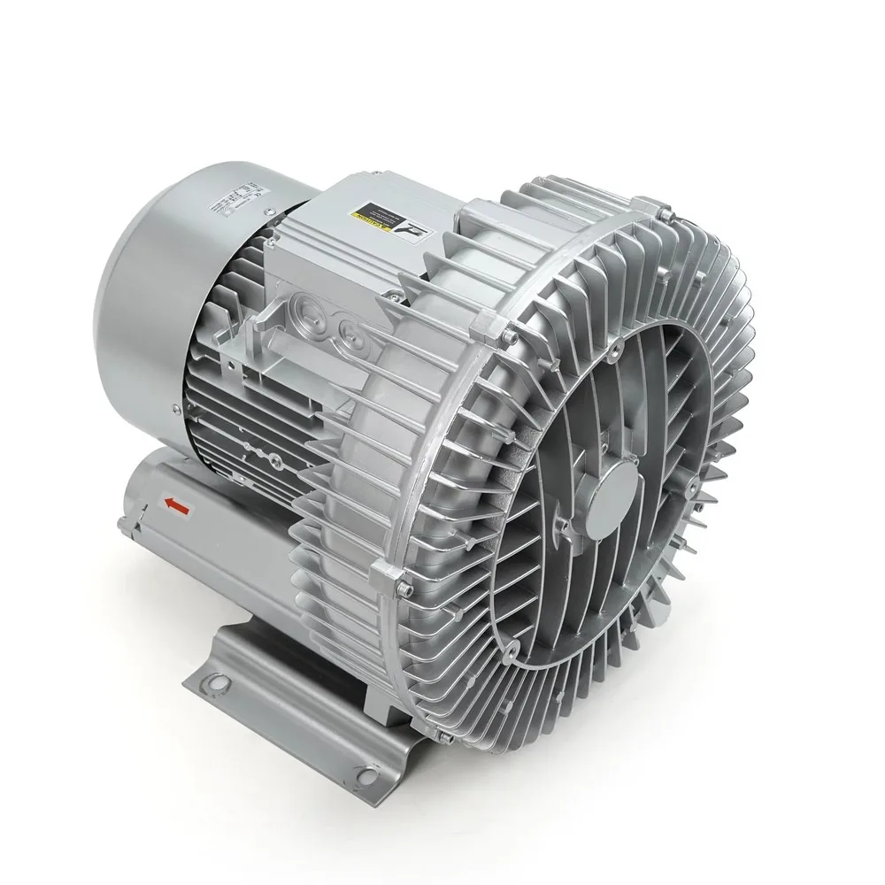Industrial Electric Air Pump 7.5KW High Pressure Vortex Blower for Material Conveying AC Current OEM Customizable