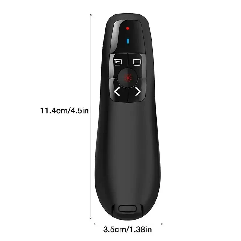2025 جديد PPT الشريحة المتقدم القلم 2.4 جيجا هرتز اللاسلكية باور بوينت القلم العرض الفرس USB التحكم عن بعد F-الشفة مقدم المؤشر