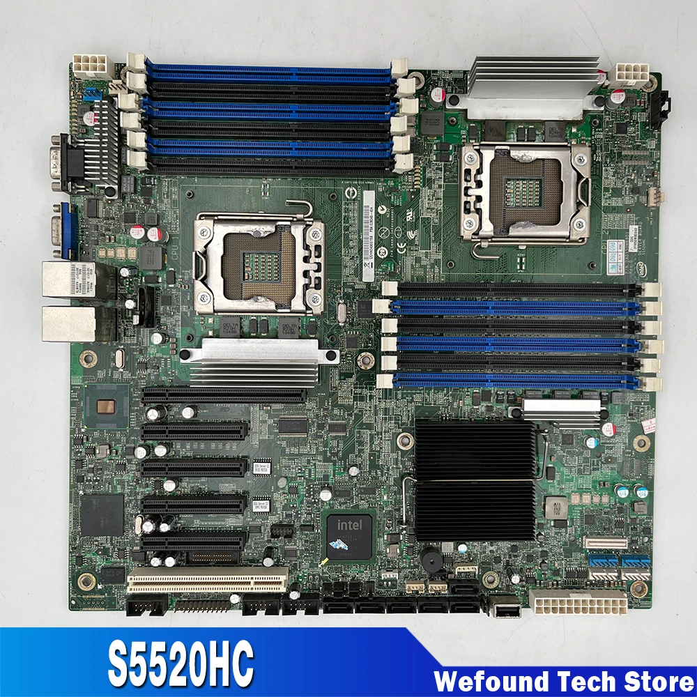 Original Server Motherboard For Intel LGA1366 Game Multi Open Virtual Machine Dual Channel X58 For S5520HC