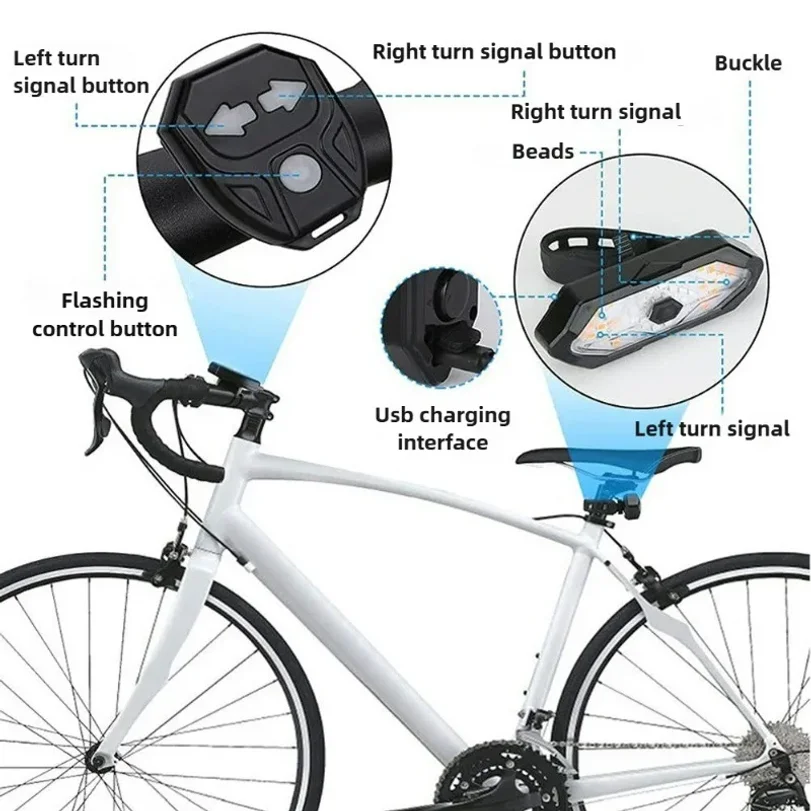 ضوء خلفي للدراجة مع إشارة انعط - مراجعة Cycling Gear Charging Station وسعره