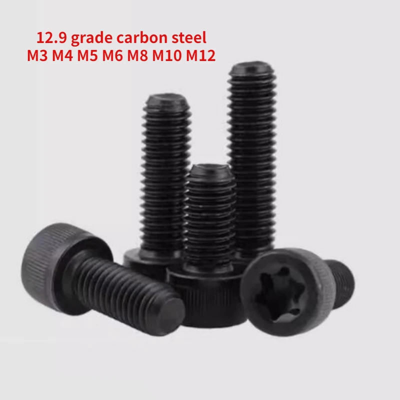 

12.9 Grade High-strength Plum Blossom Hole Anti-theft Screw M3M4M5-M12 Cup Head Internal Hexagonal Screw Cylindrical Head Bolt