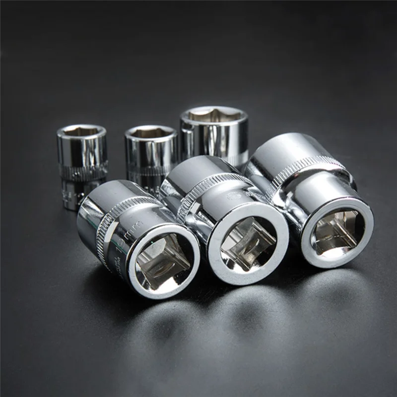 

AT16 6 Pieces Of 1/2Inch External Socket with Long Hexagonal Socket Head and Combined Ratchet Wrench Tool