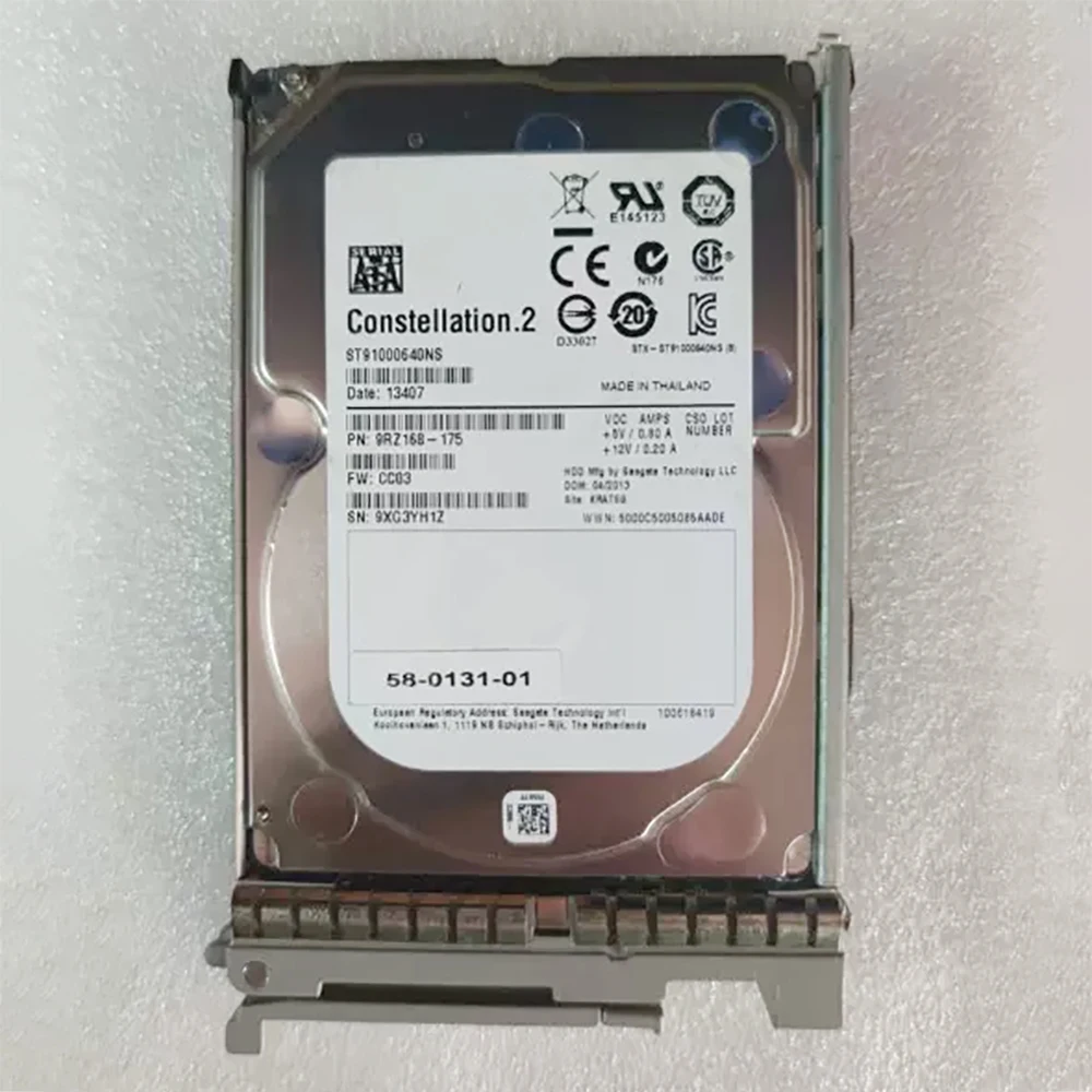 A03-D1TBSATA ST91000640NS 1T 2.5'' SATA 9RZ168-175 Hard Disk HDD For Cisco