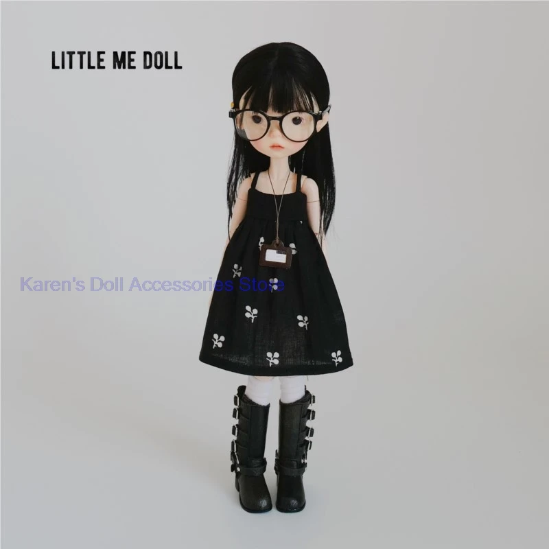 2026 New clothes for Blythe/landoudou doll Long, patterned cotton dress/AZONE/OB22/BLYTHE doll dress elegant