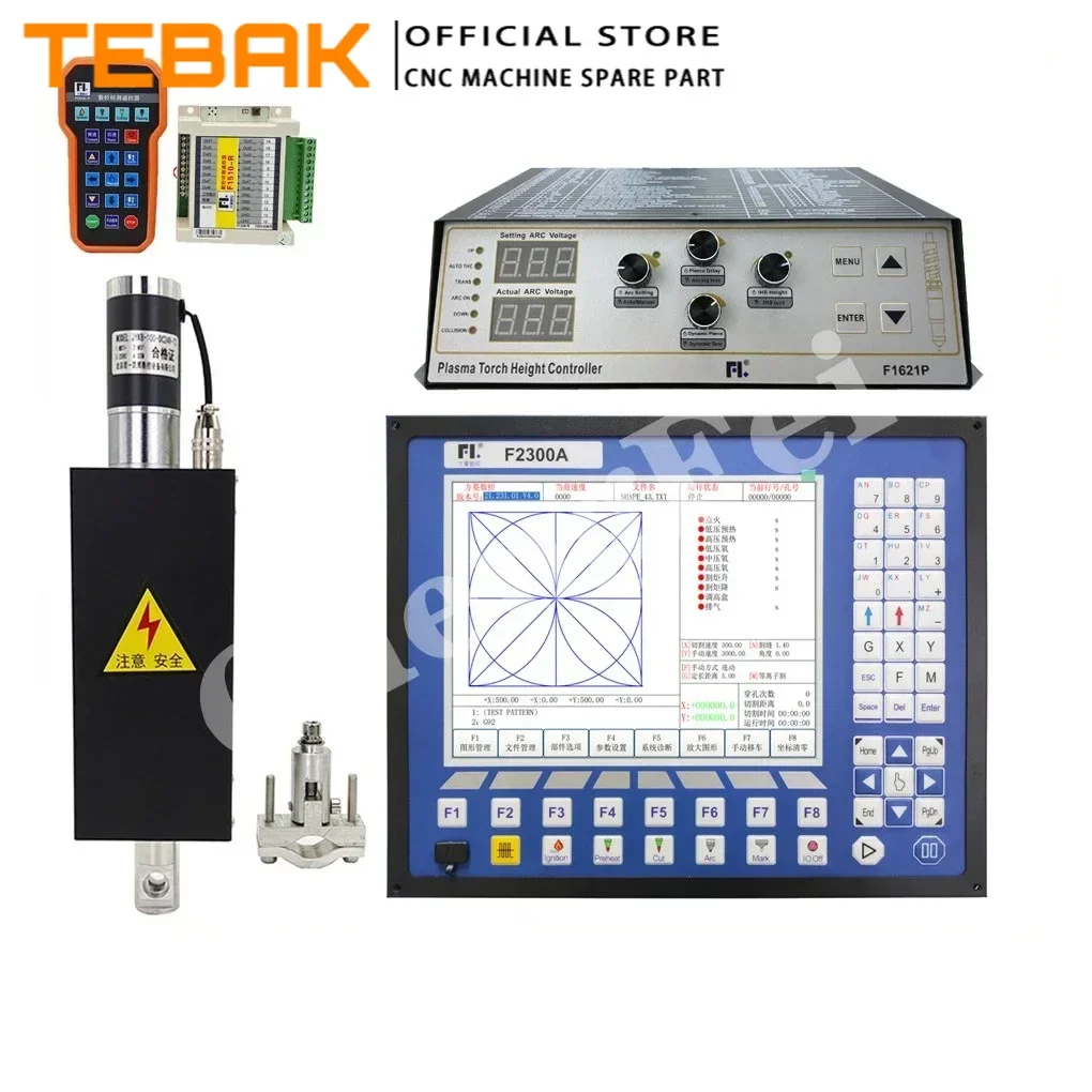 CNC Thc Plasma Controller Kit 2 Axis Cnc System F2300a/f1621/hp105/jykb-100-dc24v/t3/f1510 Plasma Cutter Remote Control