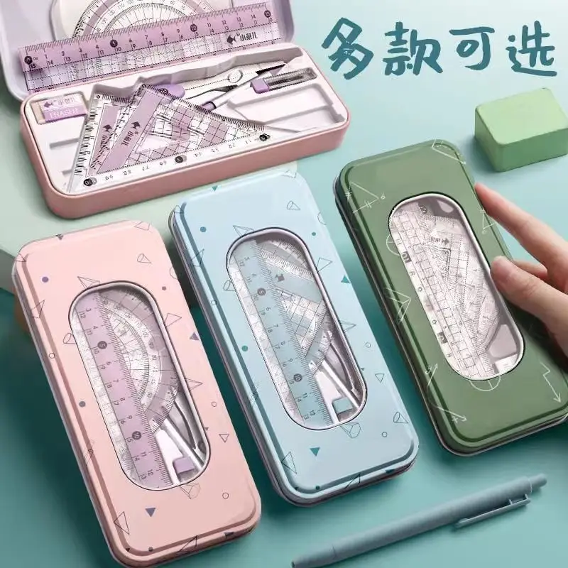 8 шт./набор, детский резиновый ластик с компасом