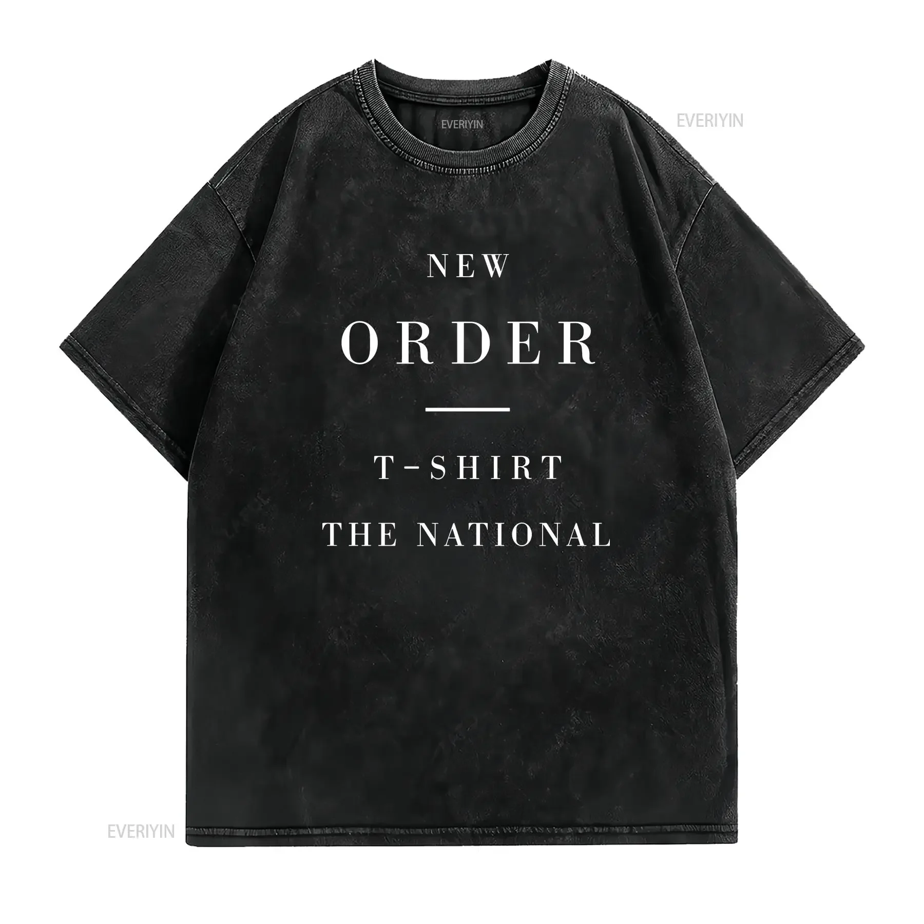 New Order T Shirt The National Size X Large vintage Washed Stretched designer clothes Comfortable Versatile Breathable Stylish
