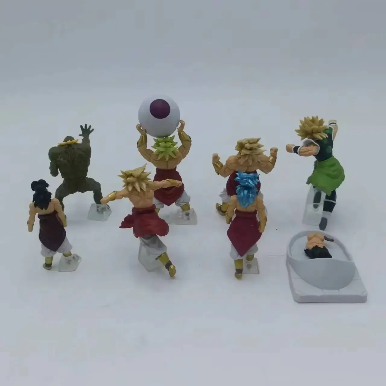 Figuras de acción de Amine Dragon Ball, juguetes de Broli Broly, 8 unidades por Set