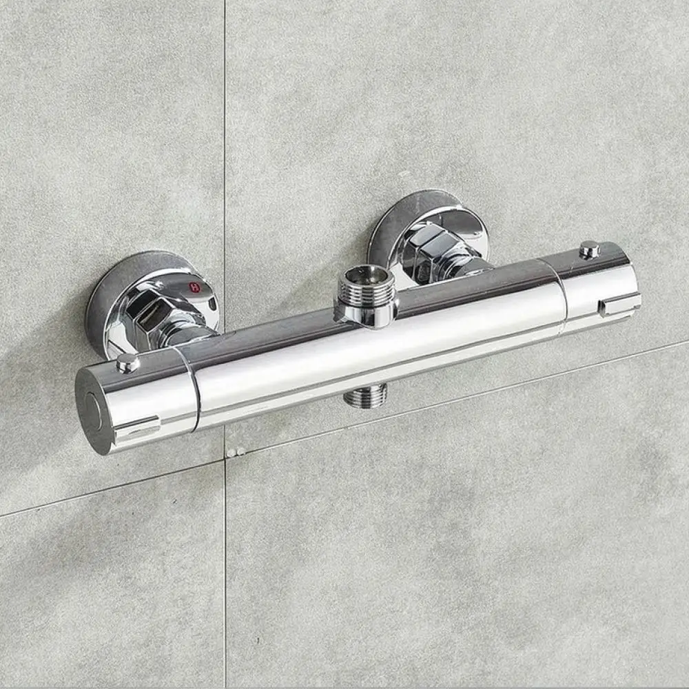 High Quality Thermostatic Shower Valve Solid Copper Mixer Bathroom Tap Accurate Temperature Control Shower System Fitting
