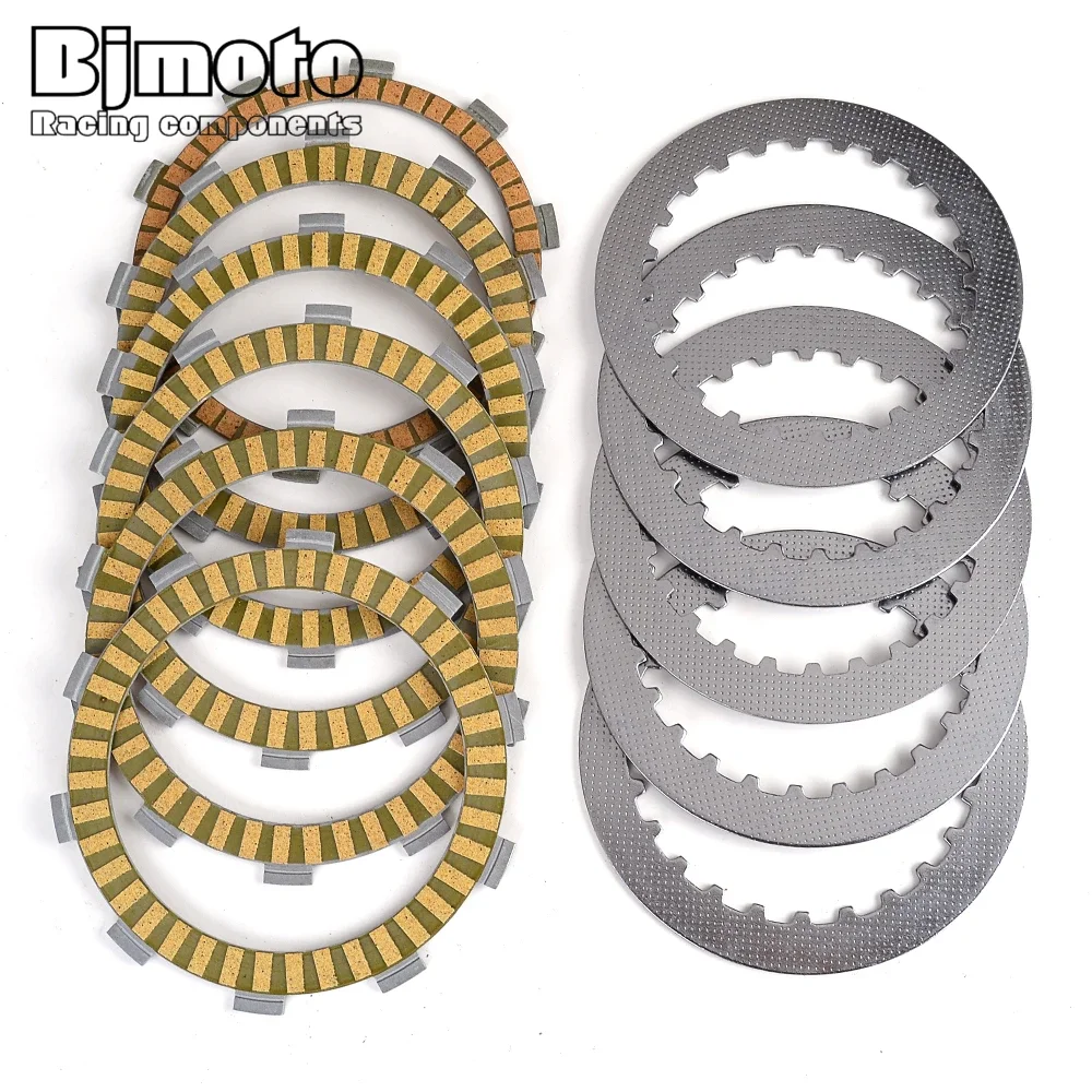 Clutch Friction Plates For Honda NV400 Shadow 400 VRX400T NC33 VT500 NT400 Bros 400 NC25 Steed 400 NV400 Shadow Slasher 400 NC40