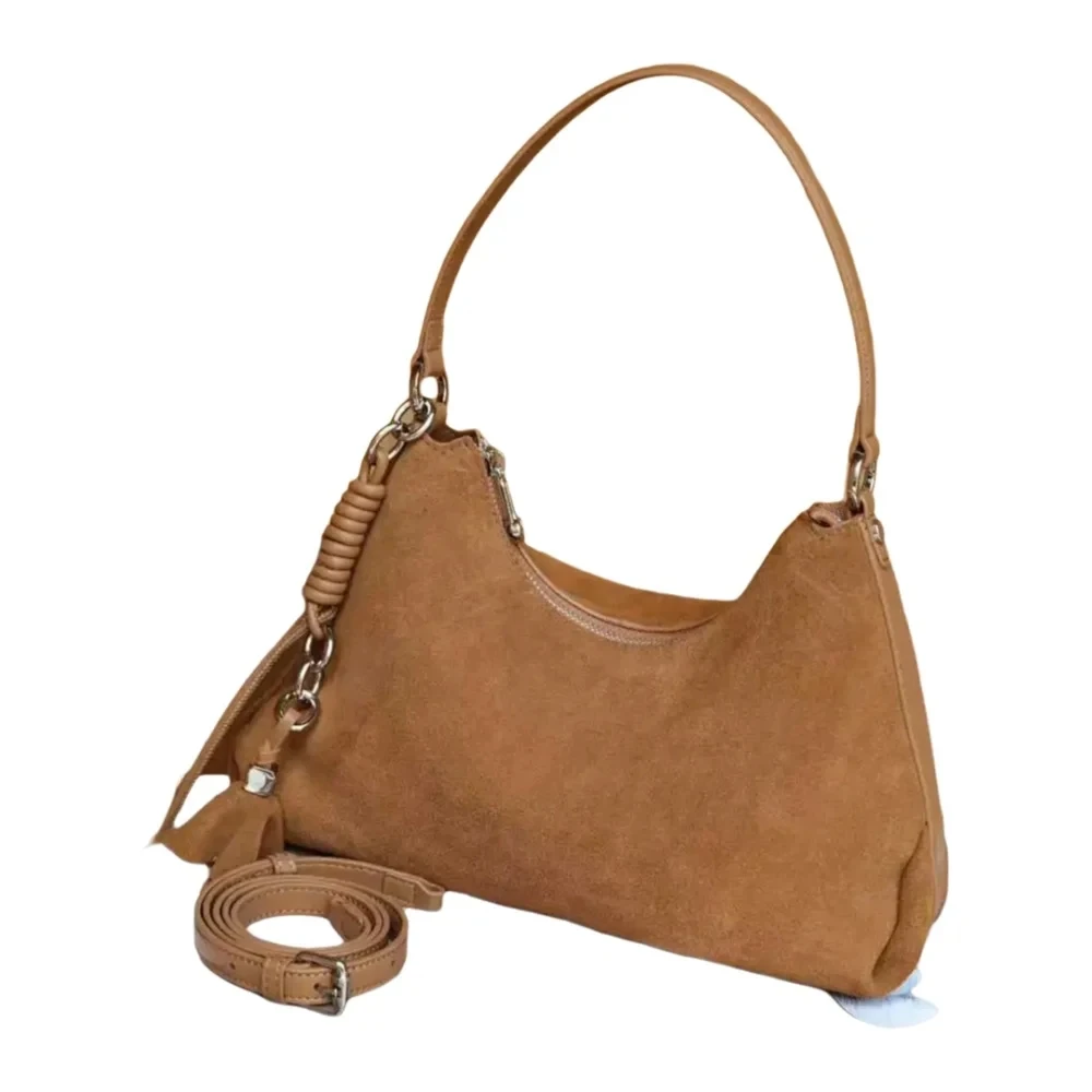 

Матовая сумка из воловьей кожи, женская большая сумка из натуральной кожи, новинка 2025, зимняя модная женская сумка через плечо или через плечо из коровьей кожи