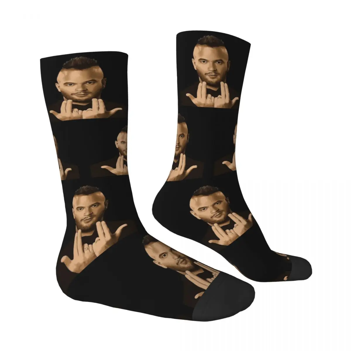 Jul France Rapper Unisex Winter Socks Windproof Happy Socks Street Style Crazy Sock