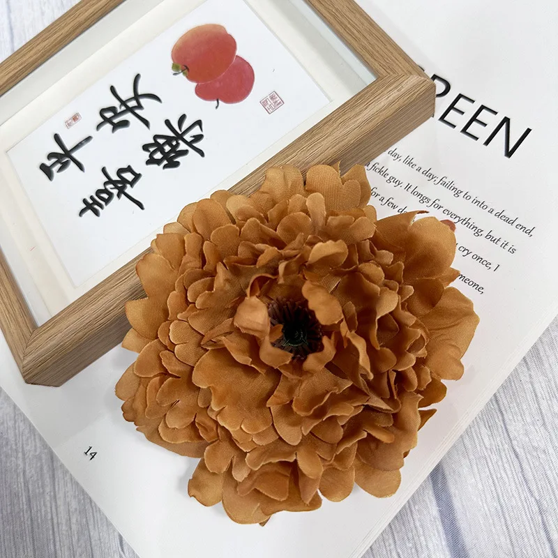 20 Stück Künstliche Seiden-Pfingstrosenköpfe für DIY Hochzeitsblumenwand-Hintergrund-Dekoration, Blumenreihe, Material für Künstliche Pfingstrosen, Party-Fenster-Dekoration – Detail 13