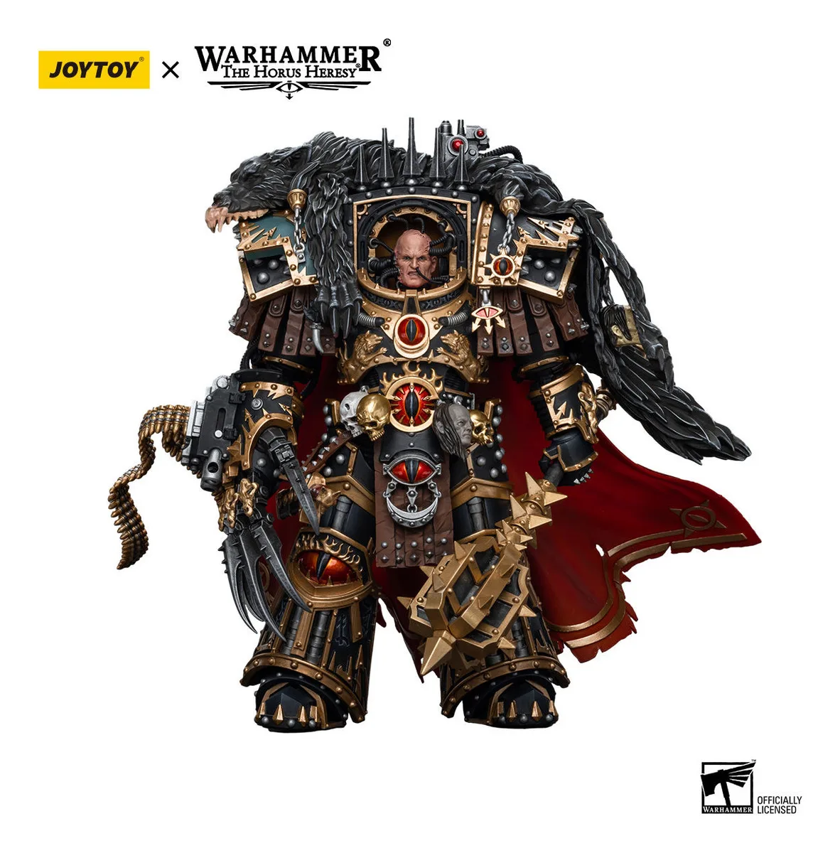 

Фигурка JOYTOY Warhammer 40000/40k: Ересь Хоруса, Сыны Хоруса, Вармайстер Хорус, Примарх 16-го Легиона