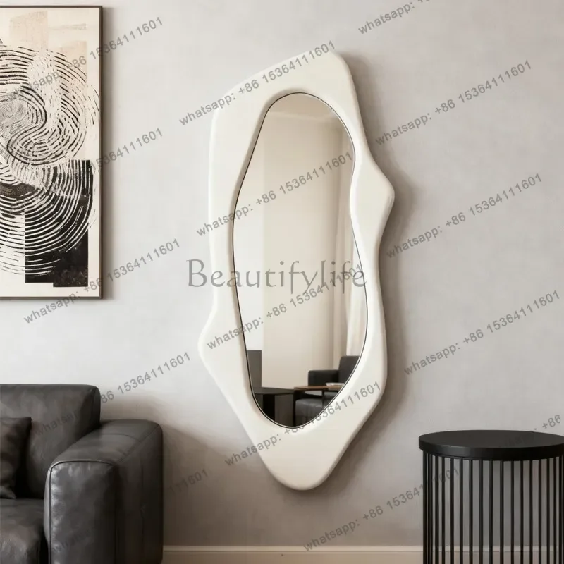 LD Asymmetrical Funky Mirror Irregular Aesthetic  Modern Vintage Mirror Wall Living Room Spiegel Wand Home Decorations