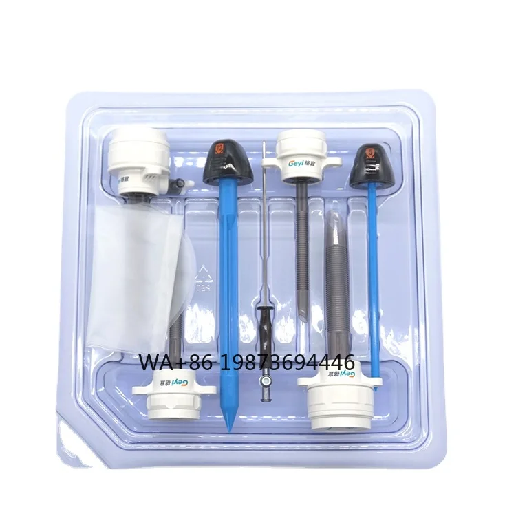 

Single Use 3mm 5mm 10mm 12mm 15mm Laparoscopic Bladeless Disposable Trocar for Abdominal Surgery