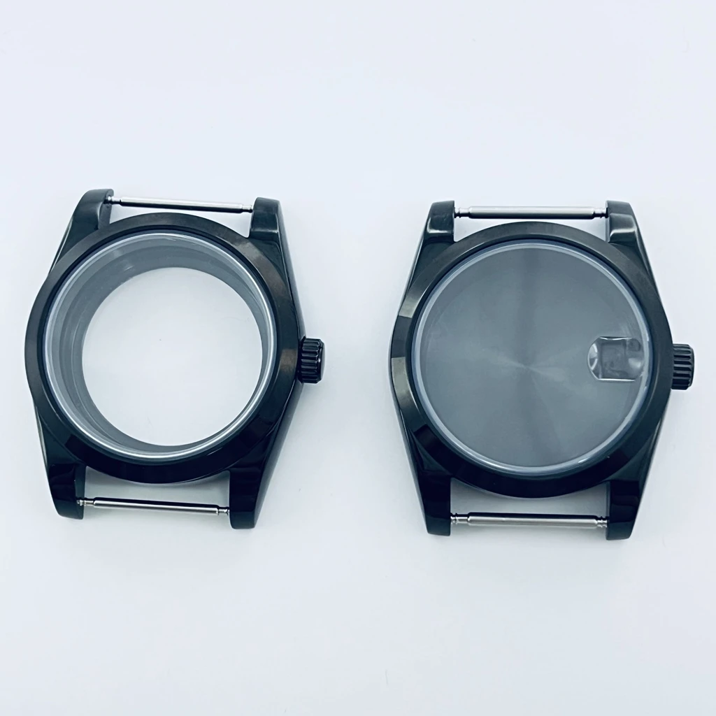 High Quality 36mm 40mm Black Case Sapphire Crysta Fit NH34 NH35 NH36 NH38 NH39 NH70 NH72 ETA2824 PT5000 Movement