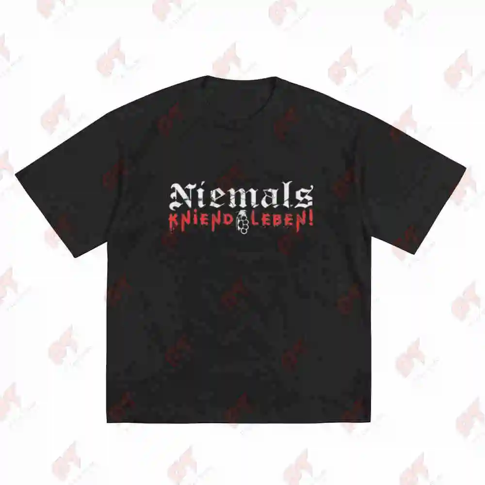 Niemals Kniend Leben Short Sleeve Tee 100% Cotton T-Shirt