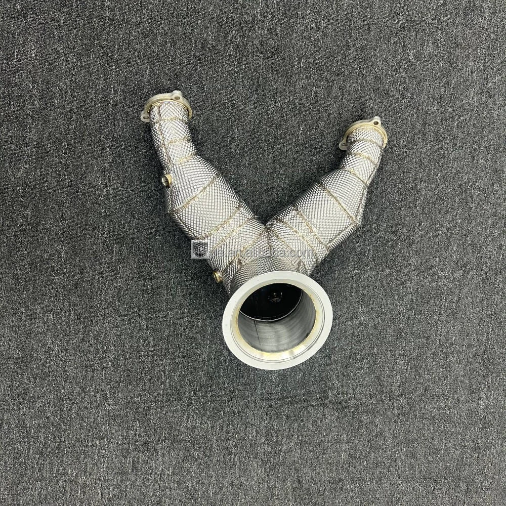 Hochleistungs-Abgaskatalysator mit hohem Durchfluss, SUS304-Rohr-Downpipe für AUDI S4 S5 B9.5 3.0T 2019-2023 – Detail 9