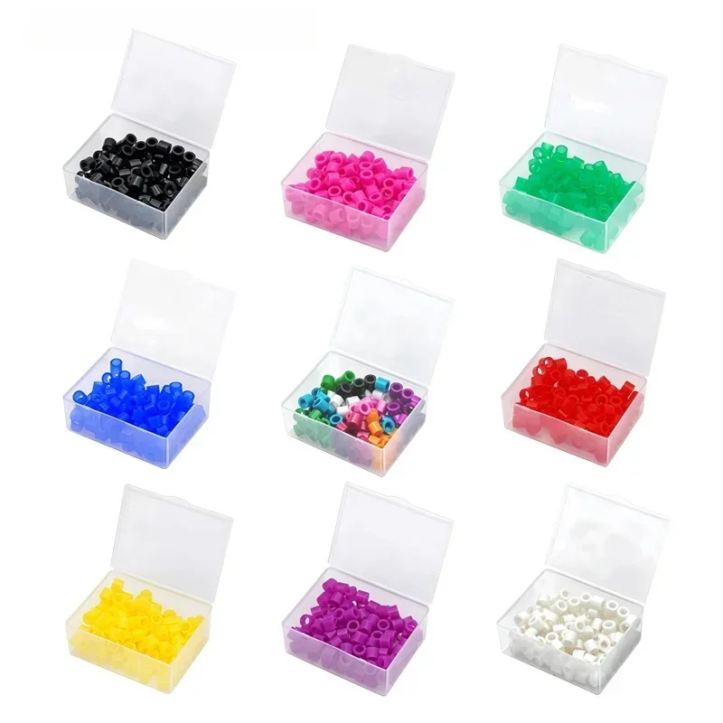 100 Pcs Dental Silicone Instrument Code Rings Colorful Identification Code Circle For Dentistry Tools Dentists Products
