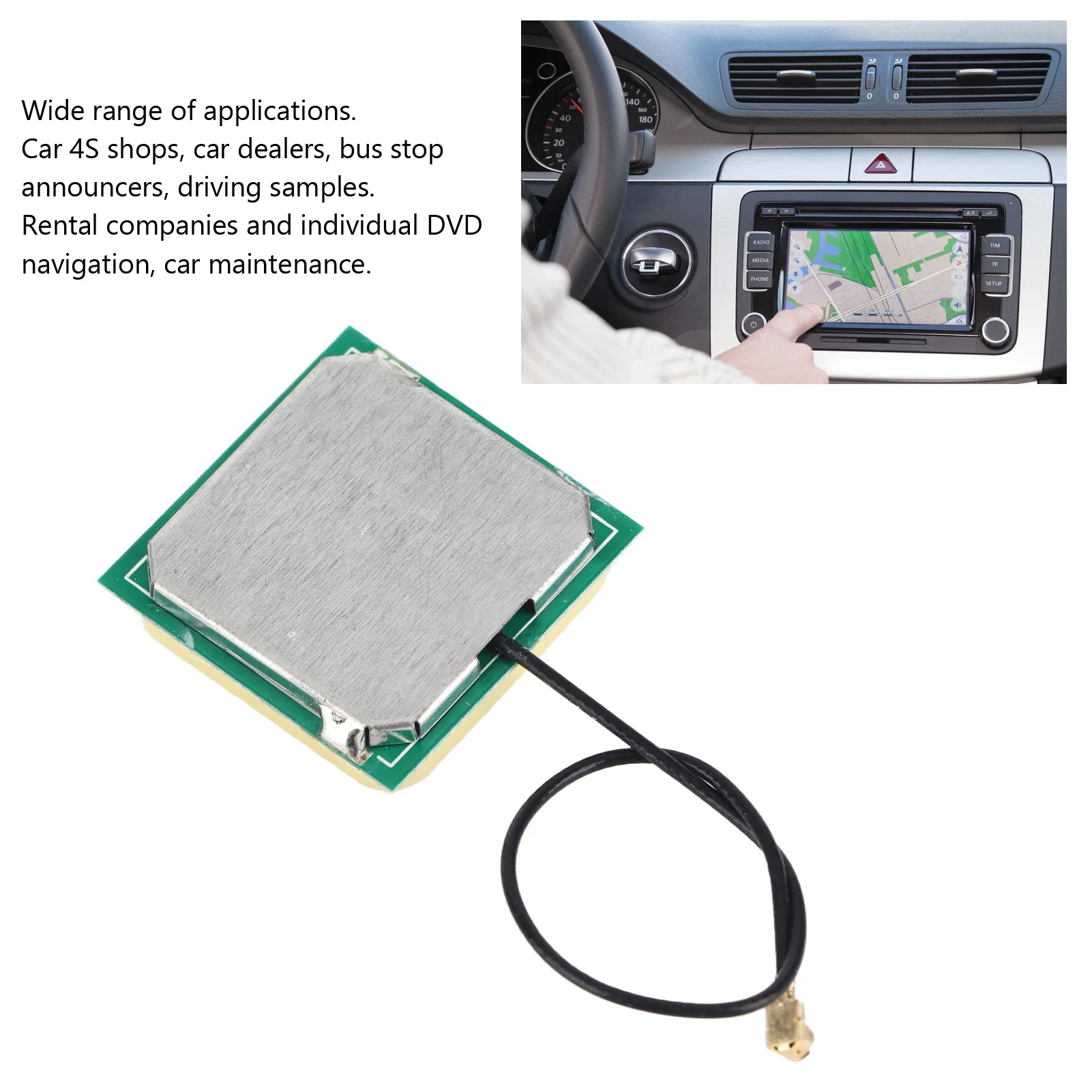 2 Frequency GPS Antenna GPS Ceramic Antenna Positioning + BD 2 Frequency Built in Active 28DBi High Gain Module