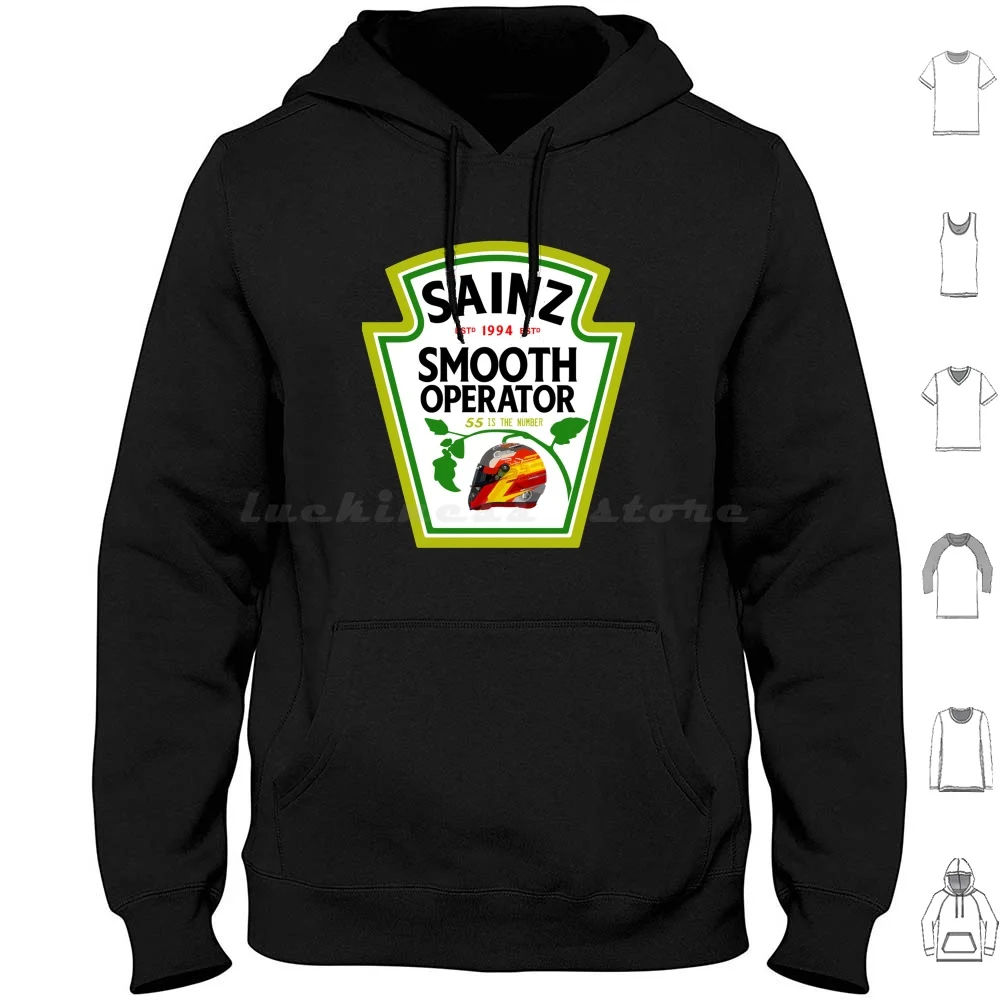 Carlos Sainz Smooth Chili Sauce Hoodies Long Sleeve Carlos Sainz Lando Norris Smooth Operator Carlos Sainz