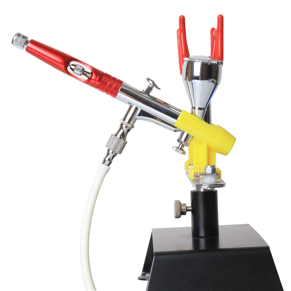 HHC Red Airbrush pistola a spruzzo vernice strumento professionale per aerografo 180 barbiere capelli chiodo bellezza nebulizzatore spruzzatore viso Mister Skin SPA Pen