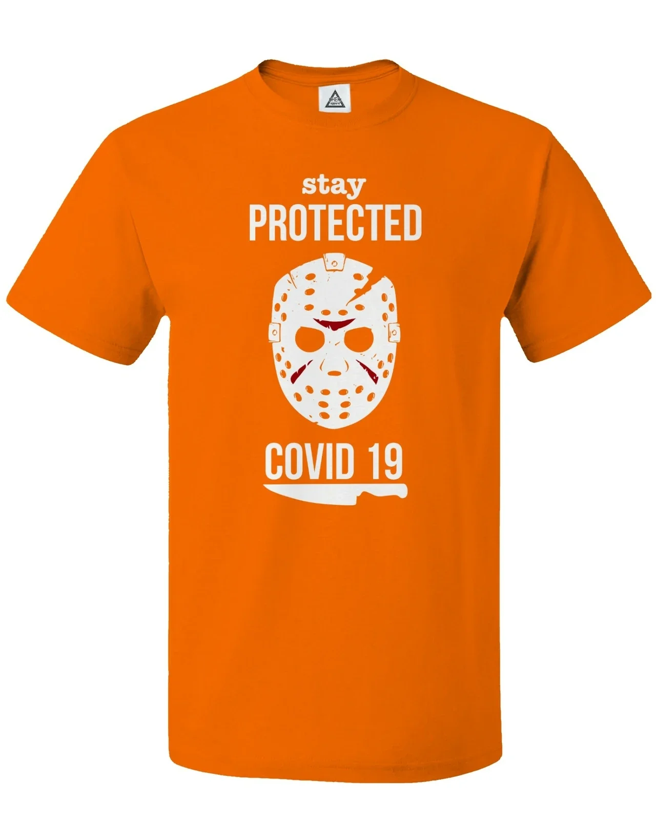 Quarantine Halloween Jason Stay Protected Men''s T-Shirt