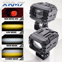 LED Devil Eyes Spotlight Work Light Bar 12V 24V Headlight Fog lamp for Car Truck SUV ATV 4WD Motorcycle Off Road Accessories 4x4