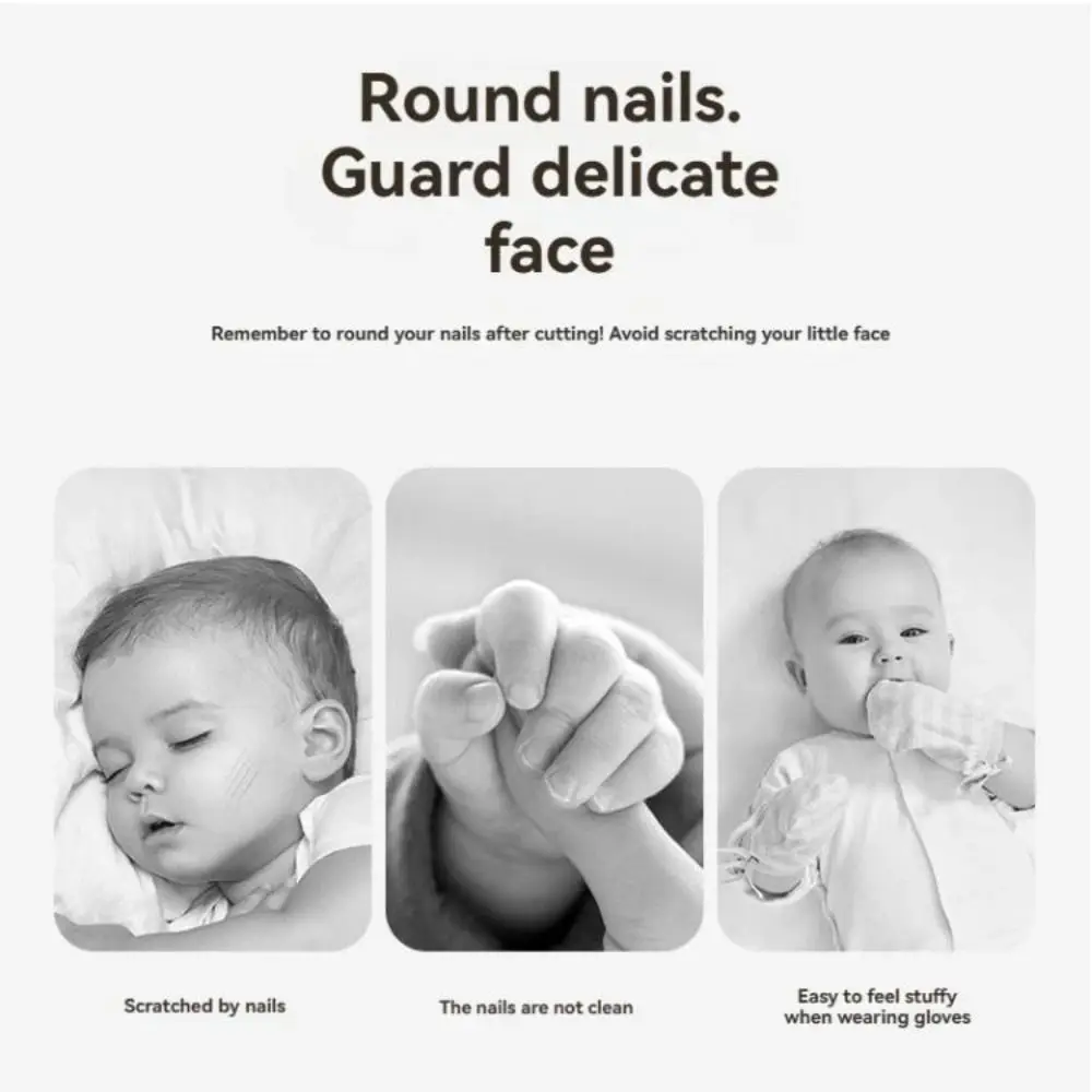 الكهربائية الطفل مسمار المتقلب السلامة 6 رؤساء طحن الطفل طاحونة الأظافر الطفل الصامت الوليد مسمار كليبرز مانيكير أداة مجموعة #1