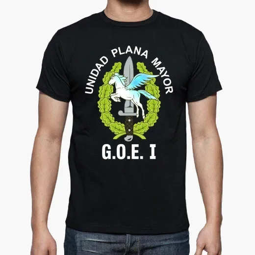 Spanish Legion GOE I Mod 1 Unidad Plana Mayor T-Shirt. Summer Cotton O-neck Men's Short Sleeve T-Shirt New S-3XL