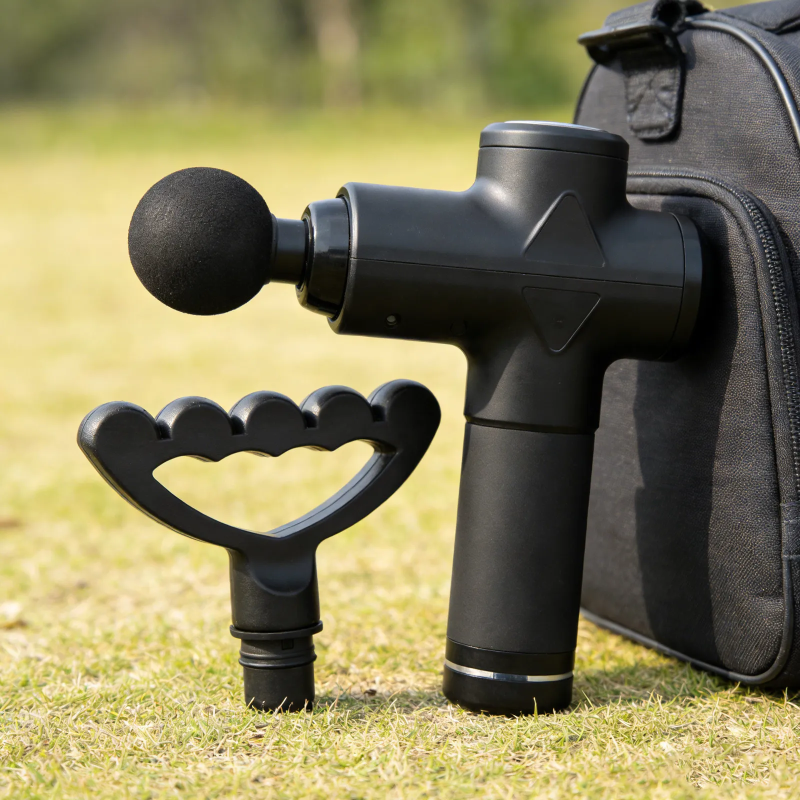 

2Pcs Muscle Massager Head Deep Tissue Relaxation Curved Replaceable Attachment Fitness Recovery Body Massager Massage Tool