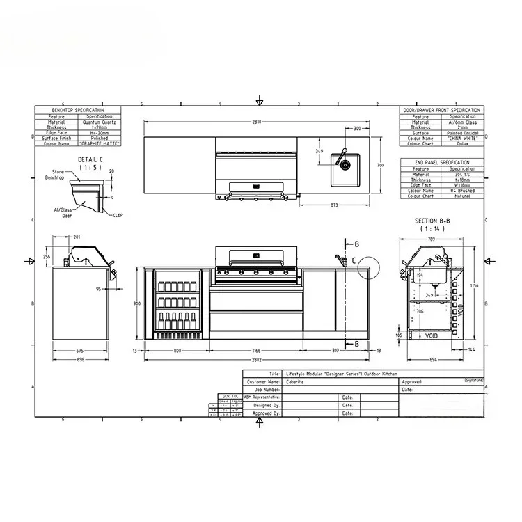 Factory Price Hibachi Utensil Set Edelstahl Door Outdoor Kitchen Bbq Island Outdoor Kitchen Cabinet