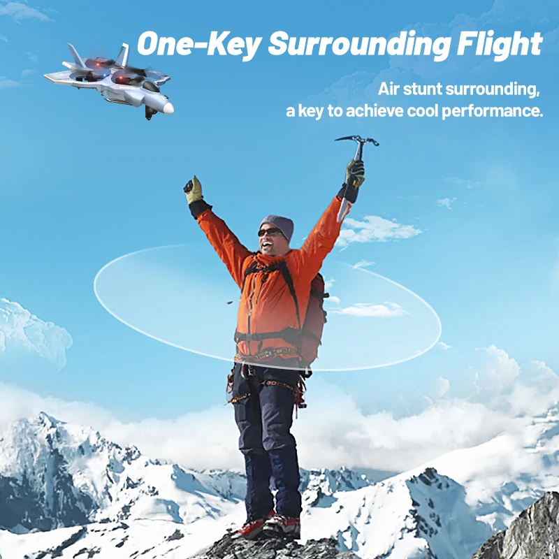 H121 2.4G 4CH EVA RC Foam Plane Drone Glider Foam Plane Gravity Sensing Fixed Wing RTF Toy Model Airplane Drony z kamerą HD