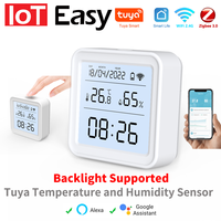 Tuya WiFi Zigbee Temperature Humidity Sensor APP Remote Monitor For Smart Home var SmartLife Workwith Alexa Google Assistant