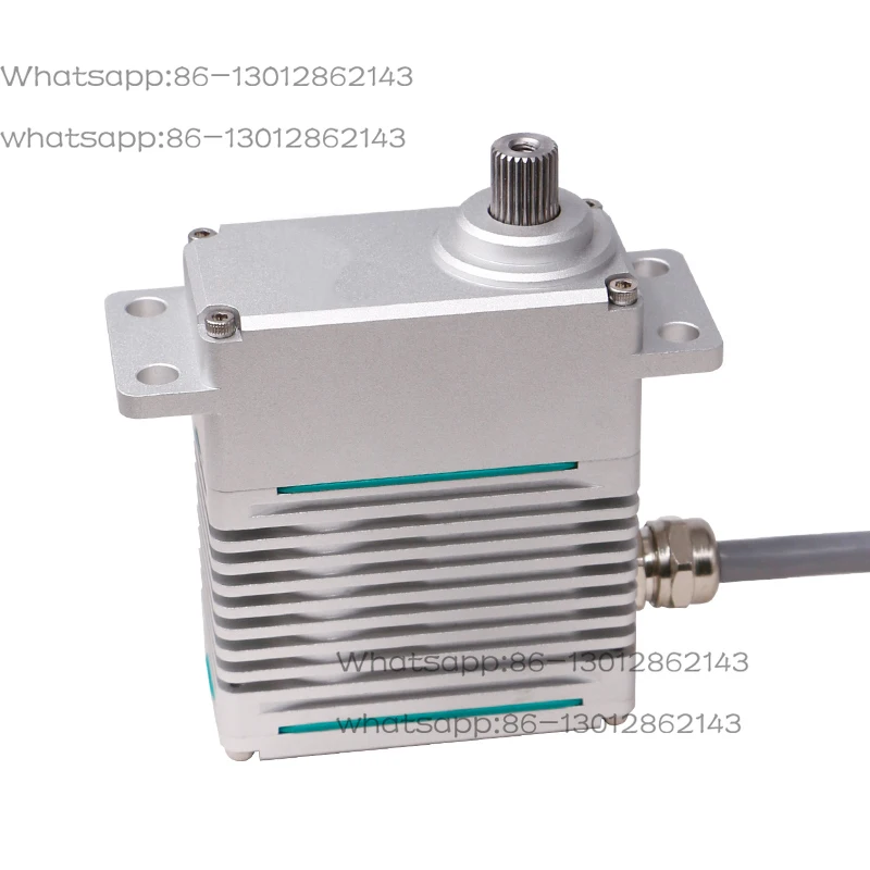 New 1pcs  110/220/350KG industrial steering gear, all-metal brushless waterproof manipulator, high torque and high power