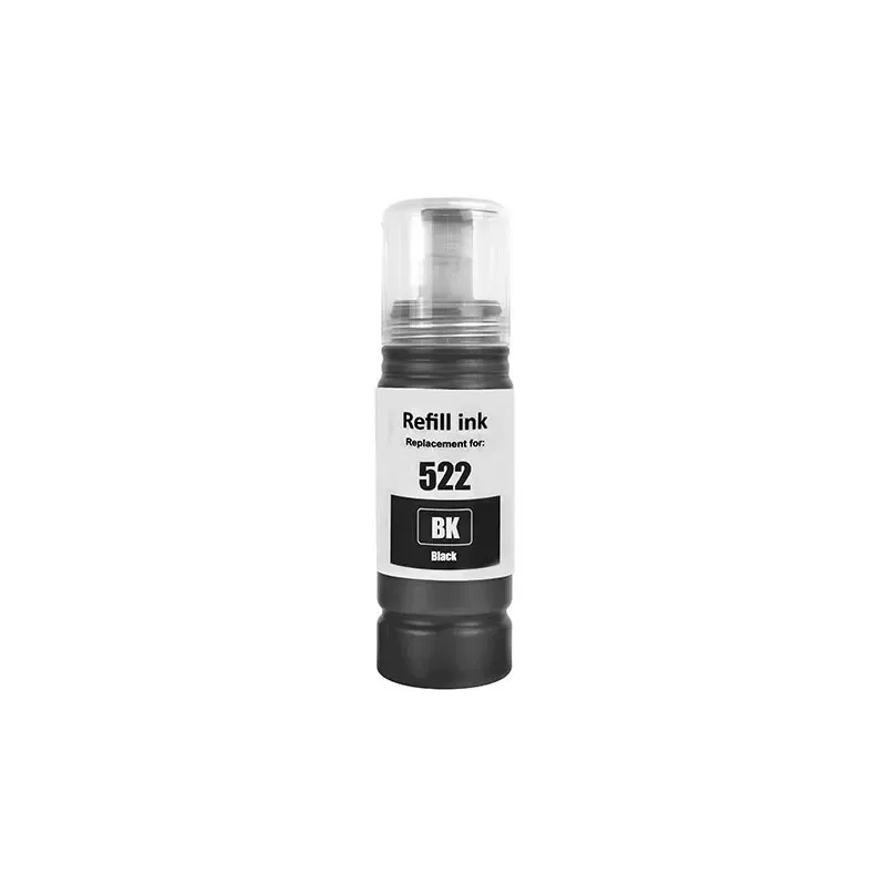 Recambio de Tinta T522 para impresora Epson ET-2710, botella a base de agua de Color Compatible con ET-2720 Premium, 522