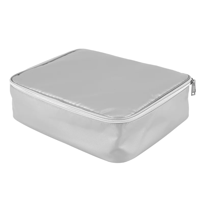 Efficient 2X Fireproof Document Storage Bag,IPX4 Waterproof Document Storage Bag, Zipper Closure Safety Accessories